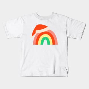 Rainbow Santa Kids T-Shirt